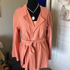 Work and play hard in a beautiful salmon colored jacket, by ST. John!